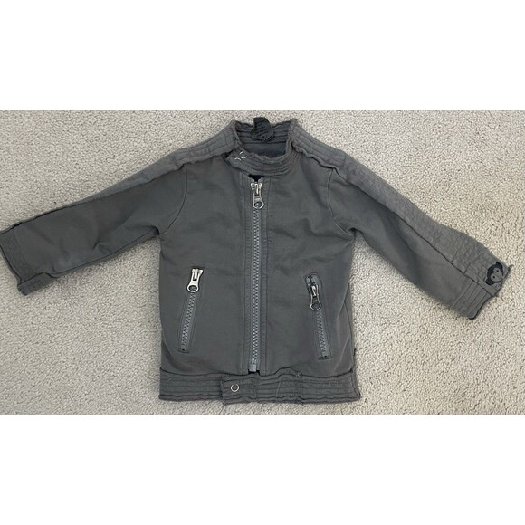 Appaman 3/6M Baby Gray Full Zip Jacket - Picture 1 of 11